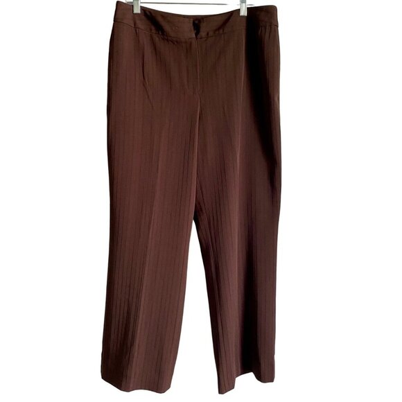 Rafaella Brown Dress Pants Trousers Women's Size 14 - Picture 1 of 7